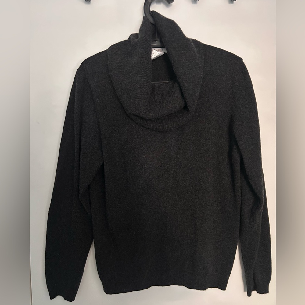 Bartolini Women’s Charcoal Cowl Neck Sweater